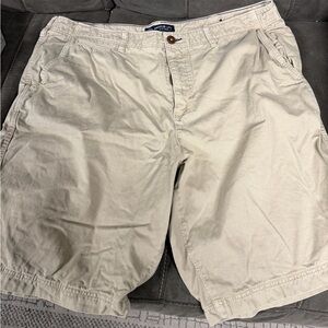 American Eagle Casual Cotton Chino Shorts - Khaki  size 42